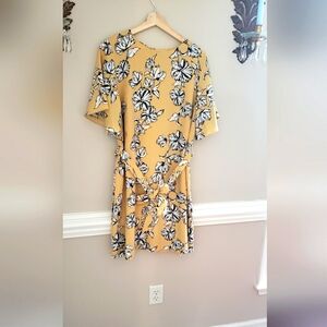 Floral Yellow Dress